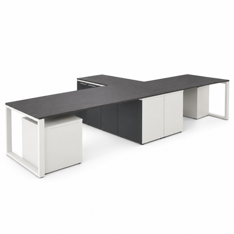 Mesa Ofimob + Muebles Auxiliares Altura Mesa