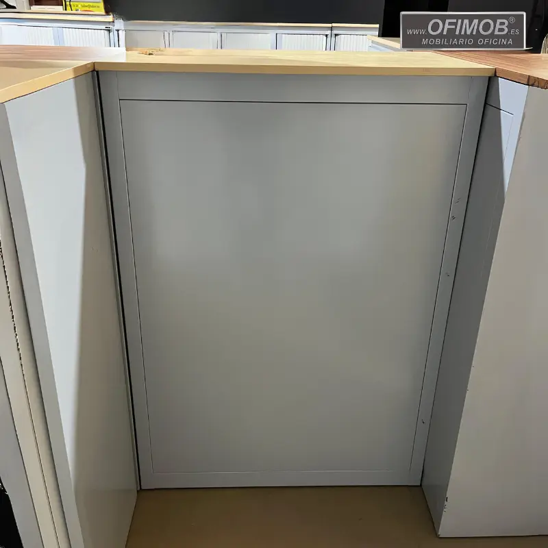 mueble metálico puerta persiana